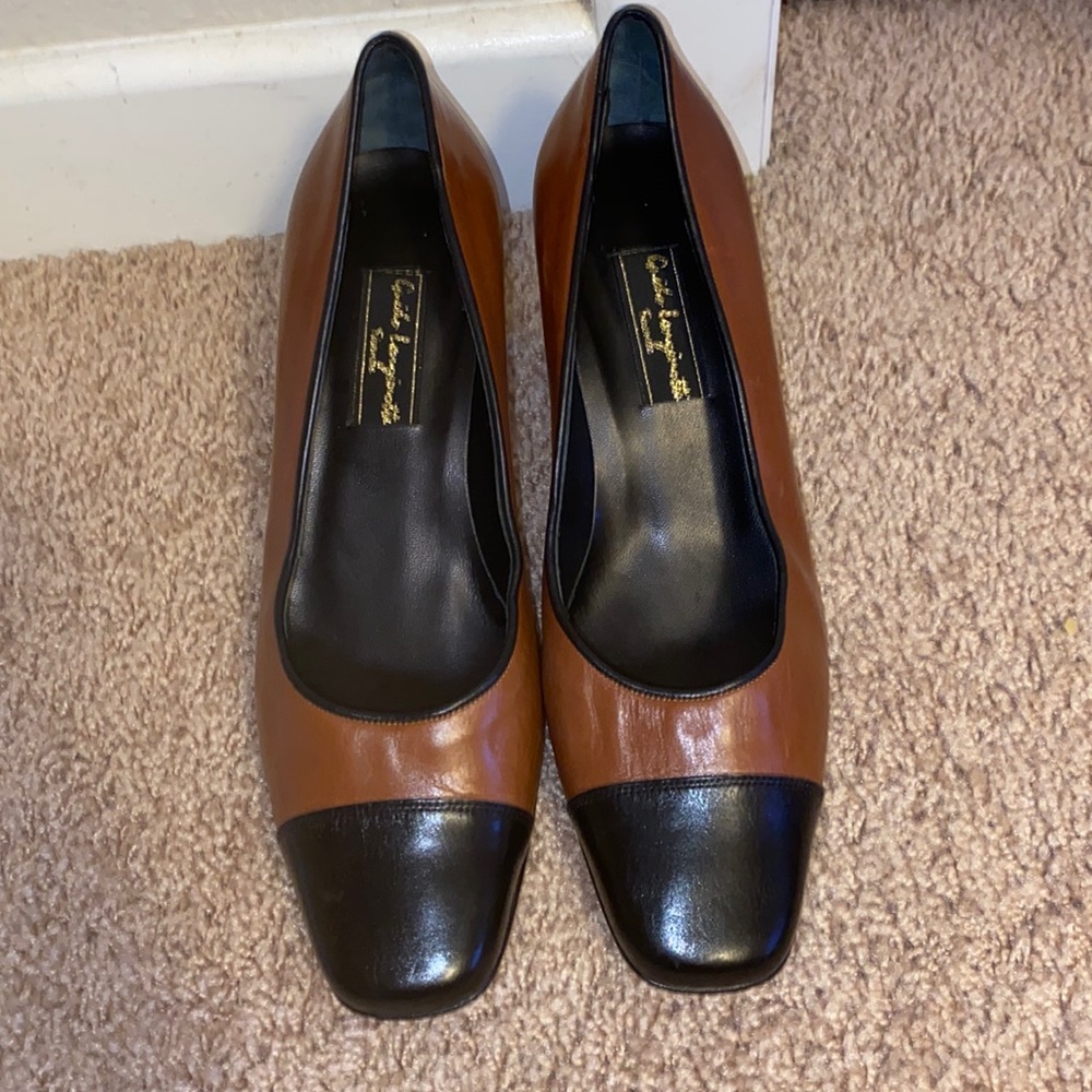 Guido Longinotti Firenze Vintage Colorblock Pump